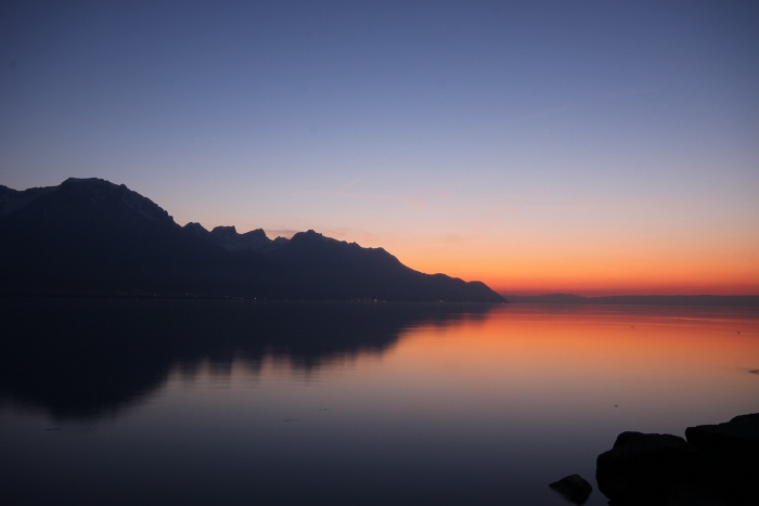 Coucher soleil Montreux - 019